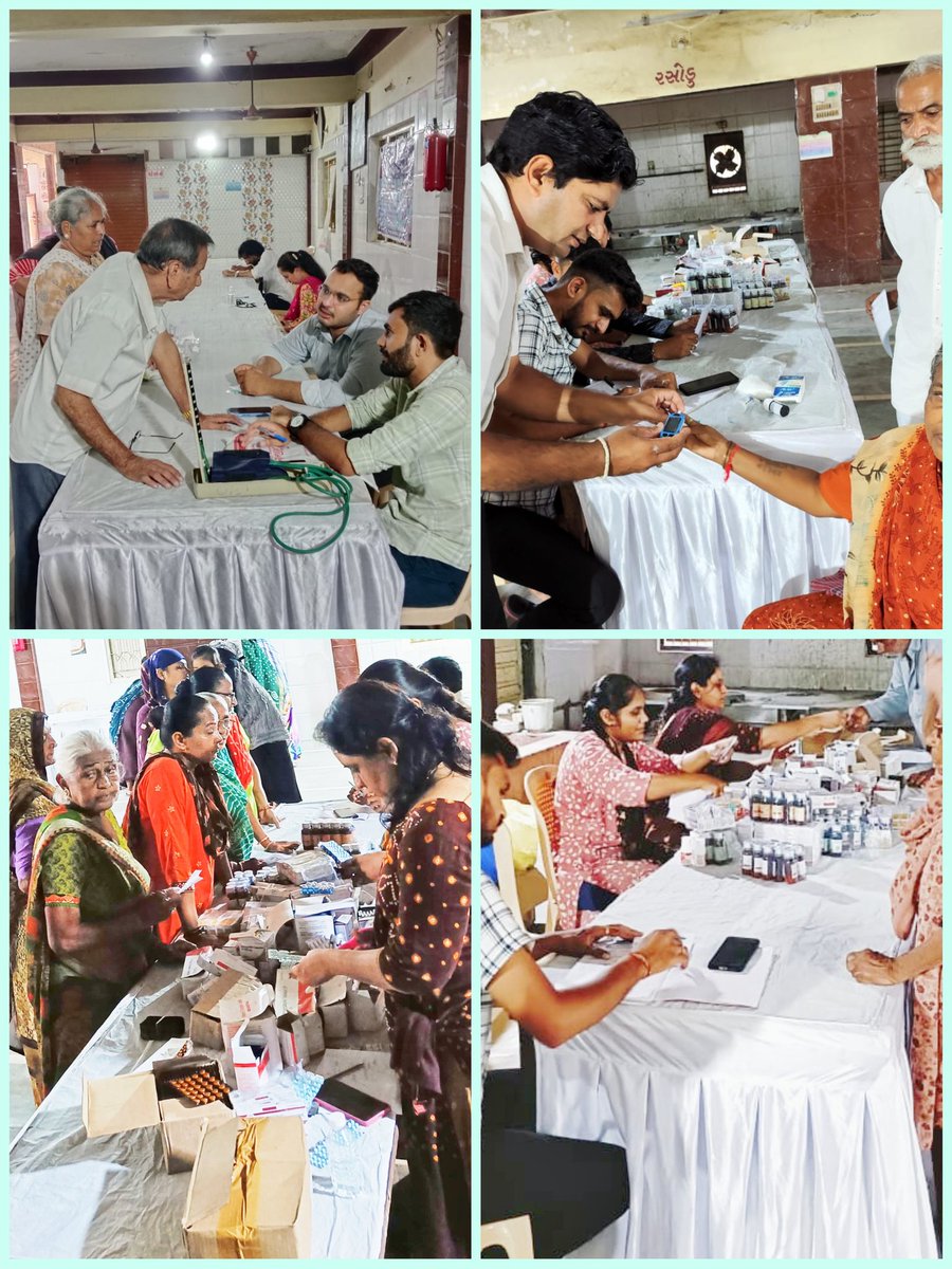 Flood relief efforts are in full swing!Our dedicated pharmacists are working tirelessly to dispense essential medicines at health camp organised by Indian Red Cross Sociery &amp;pioneer club of Porbandar in affected areas.
<a href="/NHMGujarat/">NHM Gujarat</a> <a href="/irushikeshpatel/">Rushikesh Patel</a> @informationpor2 <a href="/MoHFW_GUJARAT/">Ministry of Health</a>