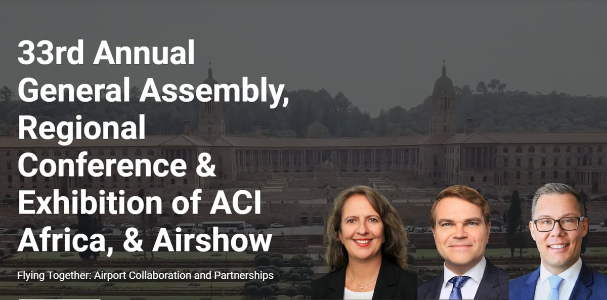 LHConsultant's tweet photo. Don’t miss our Consultant Benjamin Kadach’s speech "Promoting the African Skies - Crafting Impactful Incentive Schemes Aligned with Airport Growth Strategies" at ACI Africa’s 33rd Annual General Assembly, Regional Conference and Exhibition from 16 - 22 SEP in JNB. #ACIAfrica https://t.co/8exQiiTD7D