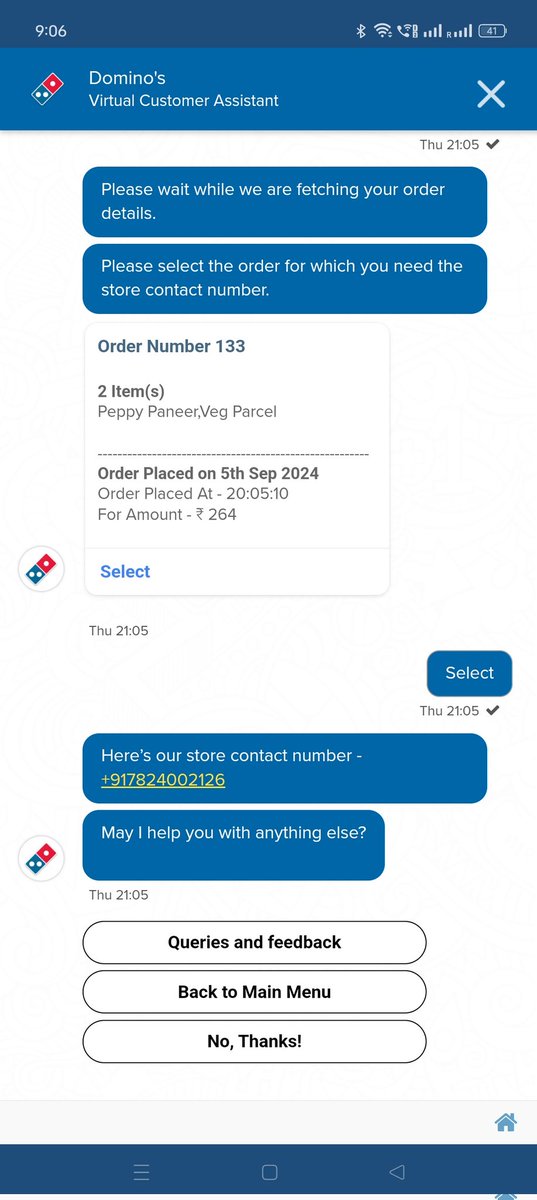 gaurav2as's tweet photo. @dominos My order is not deliver after one hour of order...The Store Person is not picking up the phone The delivery partner is not picking the phone can you help me to find my order https://t.co/sVbgnWiro3