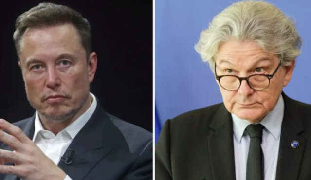 viaggrego's tweet photo. #ElonMusk #Insulta (umiliandolo) il #Commissario #UE che si permette di #Minacciare la #Censura del #Social dopo l’#intervista a #DonaldTrump! https://t.co/q0iBQZ2i1g https://t.co/nCfWI7nsdV