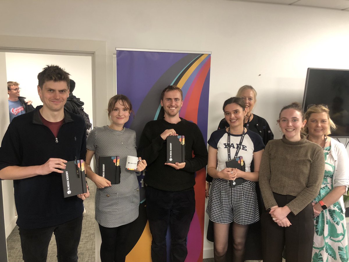 Congrats to ‘Team Bounty’ the winners of today’s <a href="/cityoflondon/">City of London</a> treasure hunt. A winning start to their <a href="/NCTJ_news/">NCTJ</a> diploma course #journalismcareers #teamwork