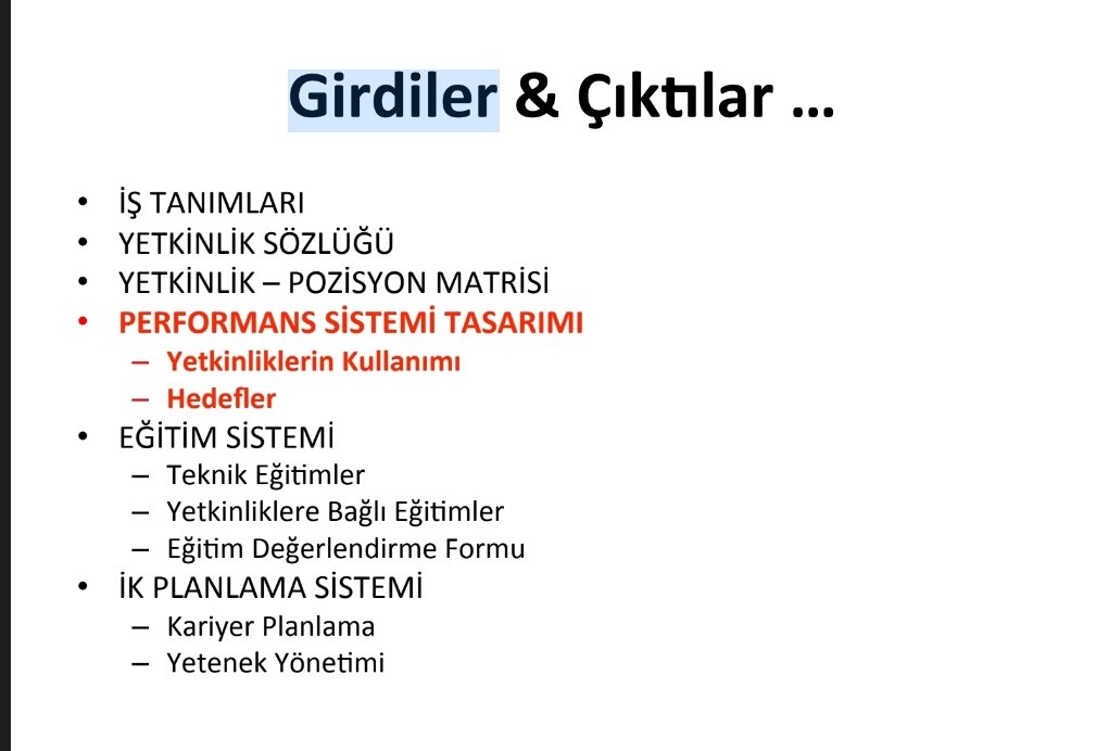 Kurumlardaki oluşturulması gereken akış şemaları