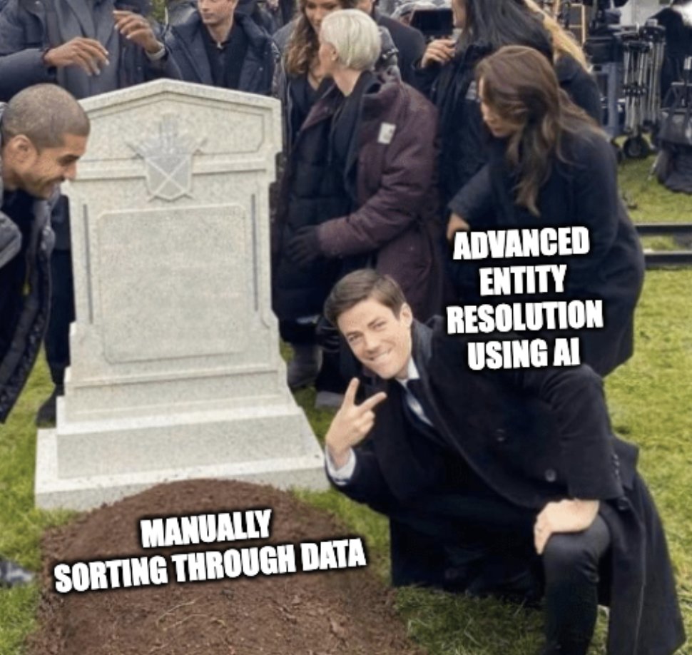 CTOUniverse's tweet image. Say bye to manually sorting through data! #EntityResolution is key to #DataQuality and analytics. Learn how #AI-driven techniques link entities across multiple sources, detect fraud, and more!

Unlock the power of better data today! 💡&amp;gt; shorturl.at/pl7gz
 
Sponsor: @Senzing