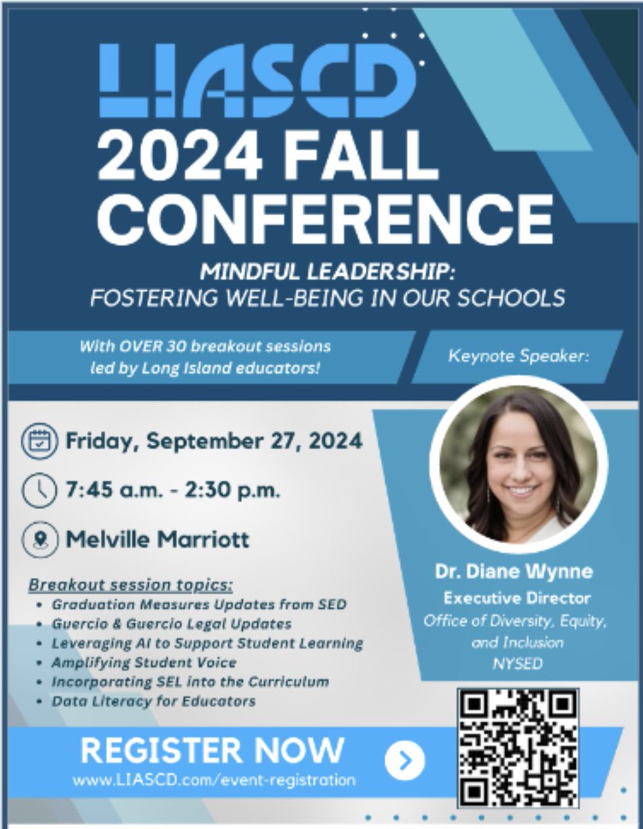 Register Now for the LIASCD 2024 Fall Conference here:  liascd.com/events-1/liasc…