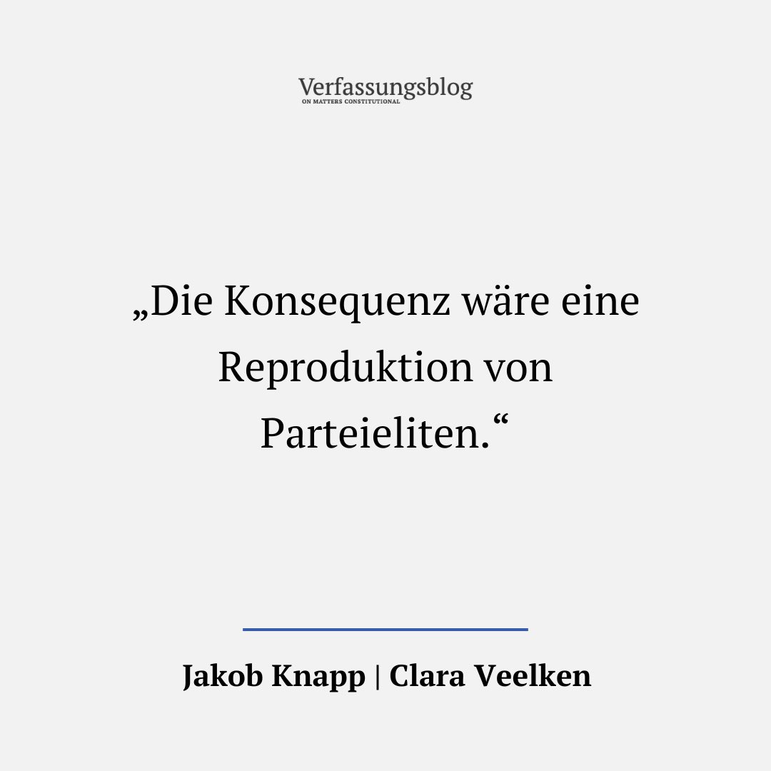 Verfassungsblog (@verfassungsblog) on Twitter photo Schuldet ein BSW-Stadtratsabgeordneter seiner Ex-Partei Die Linke noch Mandatsträgerbeiträge?
JAKOB KNAPP (<a href="/JakobKnapp4/">Jakob Knapp</a>) & CLARA VEELKEN begeben sich in die Untiefen von Verfassungs-, Parteien- und Privatrecht, um diese Frage zu beantworten.
verfassungsblog.de/finanzielle-na… Schuldet ein BSW-Stadtratsabgeordneter seiner Ex-Partei Die Linke noch Mandatsträgerbeiträge?
JAKOB KNAPP (<a href="/JakobKnapp4/">Jakob Knapp</a>) & CLARA VEELKEN begeben sich in die Untiefen von Verfassungs-, Parteien- und Privatrecht, um diese Frage zu beantworten.
verfassungsblog.de/finanzielle-na…