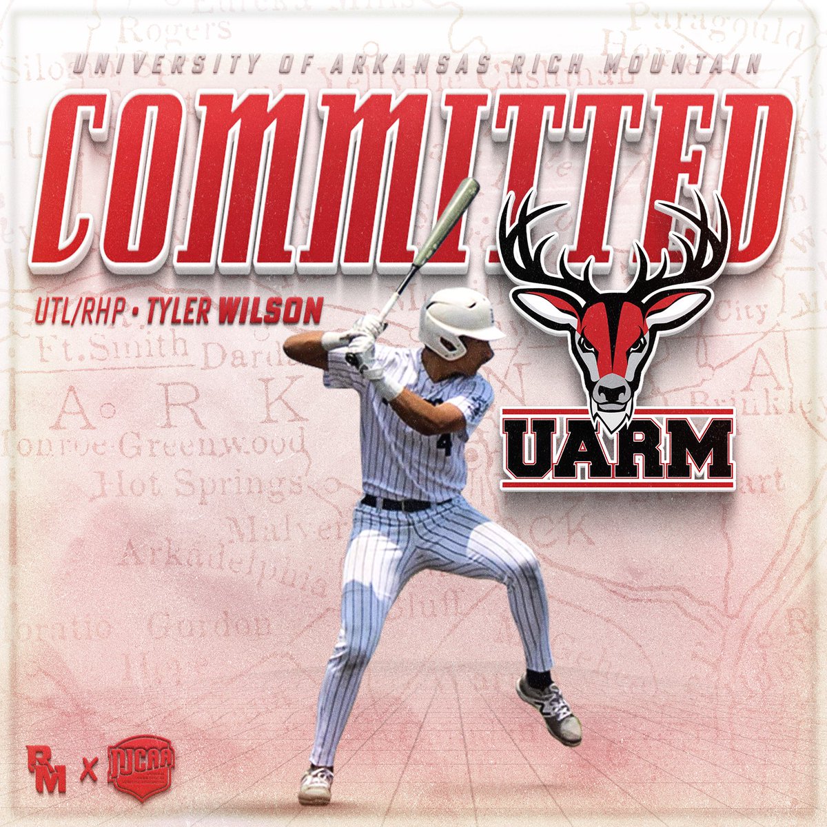 Blessed is an understatement. Thank you @TreywickPeyton for this opportunity to continue my academic and baseball career at the University of Arkansas rich mountain, thank you God for putting me in the position I am today, and thank you to everyone who believed in me. ⛰️🦌