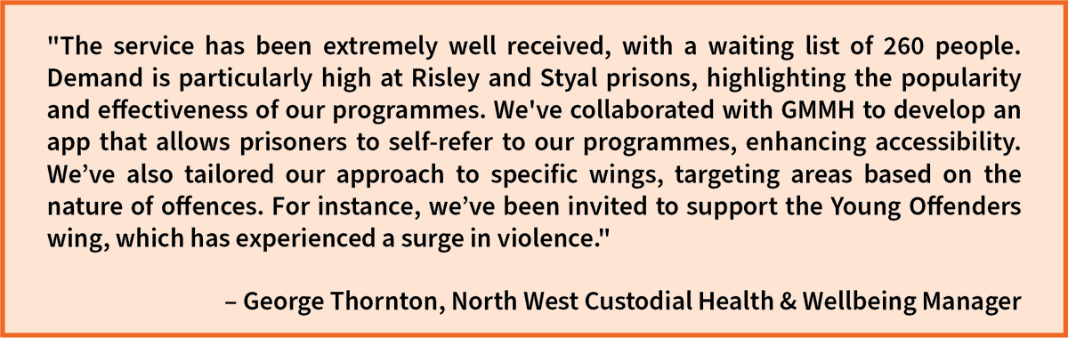 Intuitive Thinking Skills (@intuitivets) on Twitter photo 👏📢We have been proudly working with <a href="/GMMH_NHS/">Greater Manchester Mental Health</a> delivering our accredited programmes across four prisons in the North West – HMP Styal, HMP Thorn Cross, HMP Risley and HMP Forest Bank.
🔗 Read all about the great work being done here: zurl.co/AcEO 👏📢We have been proudly working with <a href="/GMMH_NHS/">Greater Manchester Mental Health</a> delivering our accredited programmes across four prisons in the North West – HMP Styal, HMP Thorn Cross, HMP Risley and HMP Forest Bank.
🔗 Read all about the great work being done here: zurl.co/AcEO