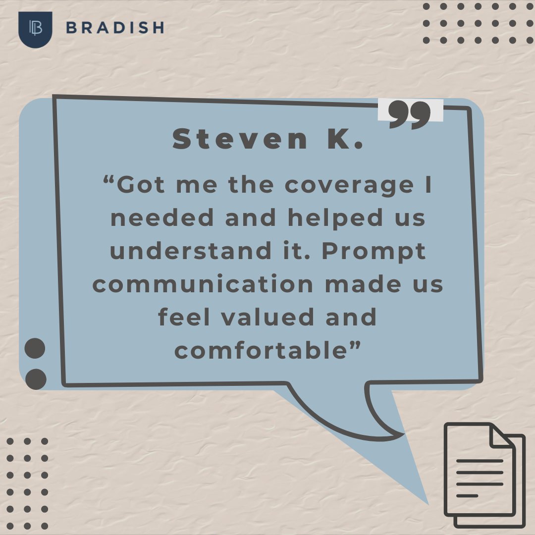 Thanks, Steven! We are happy to help! 

#ClientTestimonial #Insurance #Review