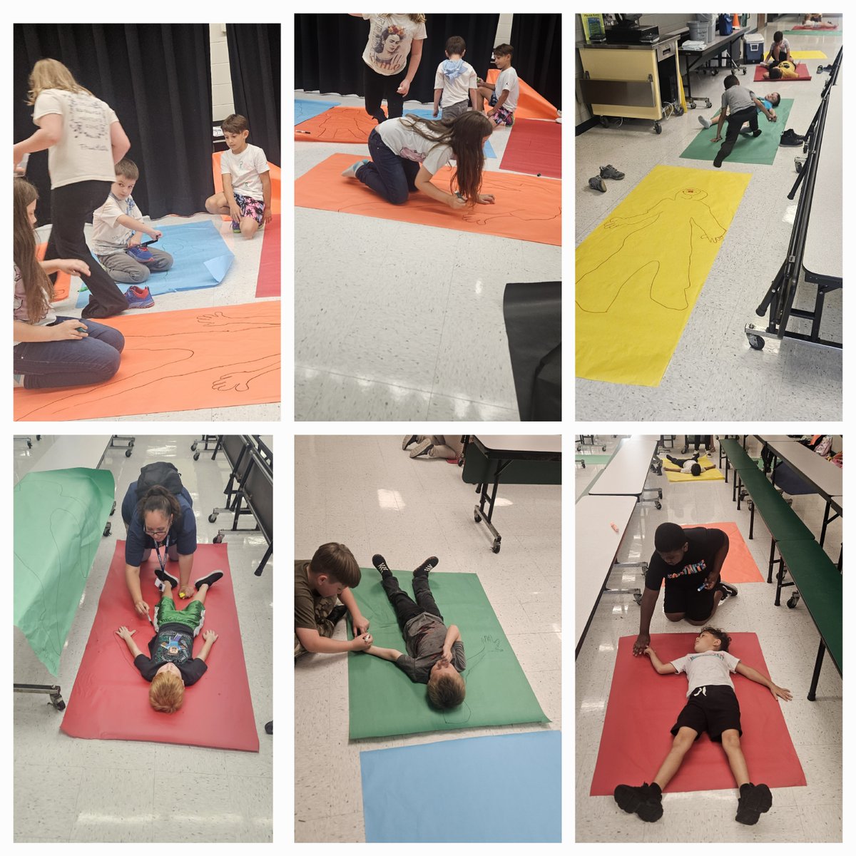 MarionExtDay's tweet image. The students at MAP @EMSpride showed their creativity this week with a marble wall maze and life-size portrait. With a little help from a friend to trace them onto paper, the kids got to express how they view themselves with a life-sized representation.