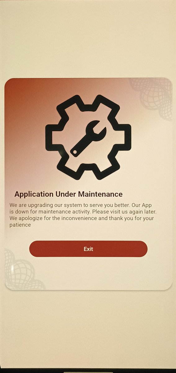 CryptoExpress02's tweet photo. @MyIndusIndBank I also dm you &amp; contact to your customer support but still your app showing under maintenance https://t.co/171vFFBgqL