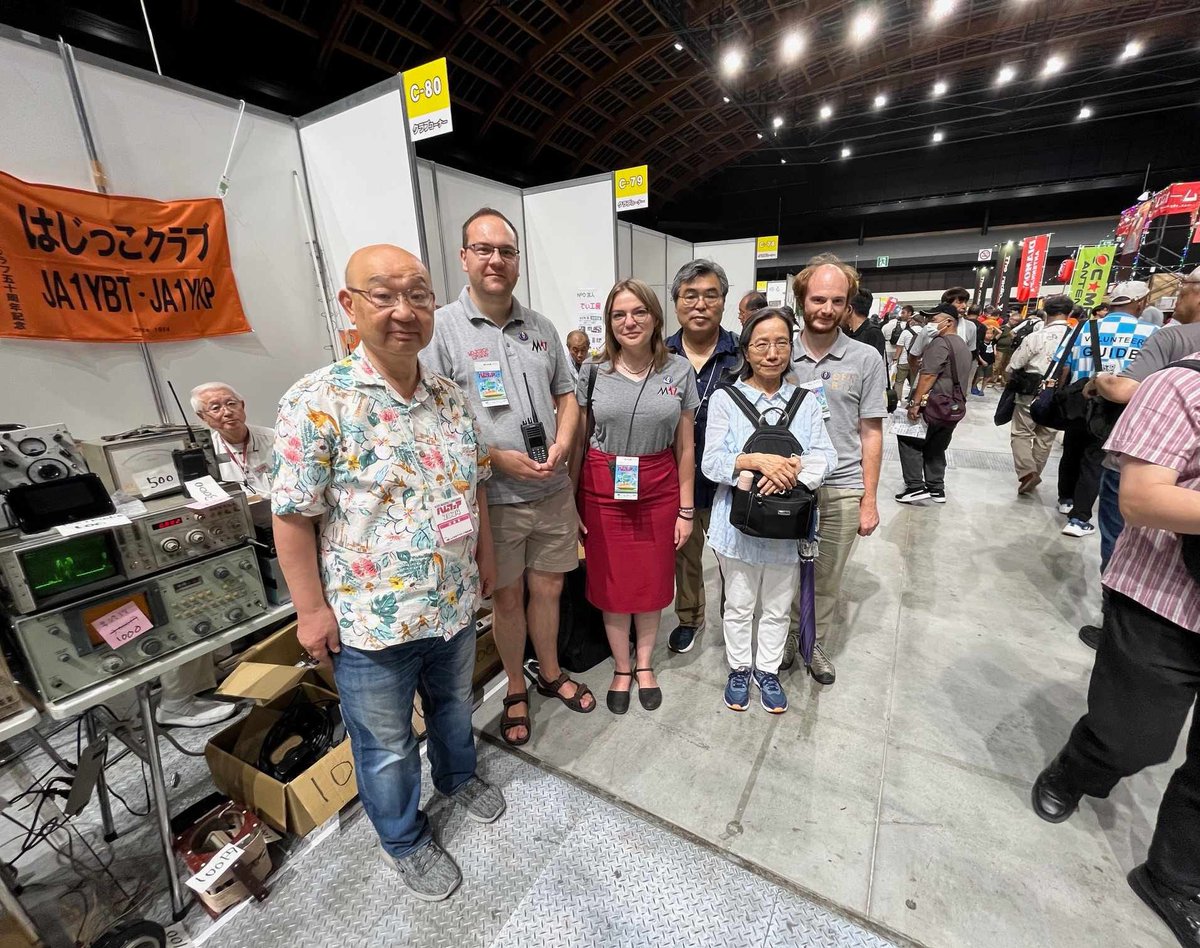 M17 Project (@m17_project) on Twitter photo M17/<a href="/OpenRtx/">OpenRTX</a> team leaders - Wojciech SP5WWP and Silvano IU2KWO with our Japanese friends at JARL Ham Fair 2024, Tokyo, Japan 🇯🇵
Special thanks for Yamamoto-san <a href="/JA3QWG/">Yatsuyoshi Yamamoto 山本八由</a> - M17 Ambassador
<a href="/IARU_R1/">IARU Region 1</a> <a href="/IARU_R2/">IARU Region 2</a> <a href="/IARU_R3_APAC/">IARU Region 3</a>
<a href="/sylvain_azarian/">Sylvain F4GKR</a> - see you in Paris in a few days!
<a href="/ARDC_73/">ARDC</a> M17/<a href="/OpenRtx/">OpenRTX</a> team leaders - Wojciech SP5WWP and Silvano IU2KWO with our Japanese friends at JARL Ham Fair 2024, Tokyo, Japan 🇯🇵
Special thanks for Yamamoto-san <a href="/JA3QWG/">Yatsuyoshi Yamamoto 山本八由</a> - M17 Ambassador
<a href="/IARU_R1/">IARU Region 1</a> <a href="/IARU_R2/">IARU Region 2</a> <a href="/IARU_R3_APAC/">IARU Region 3</a>
<a href="/sylvain_azarian/">Sylvain F4GKR</a> - see you in Paris in a few days!
<a href="/ARDC_73/">ARDC</a>