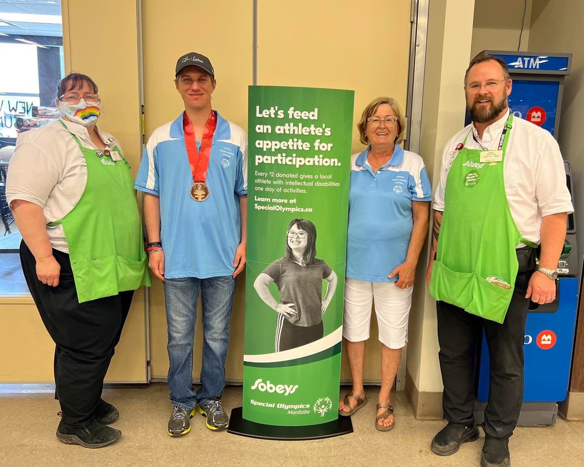 We're hosting a BBQ on Saturday from 11am-4pm at Sobeys Brandon South! So be sure to pop down and buy a hot dog in support of Special Olympics Westman!
