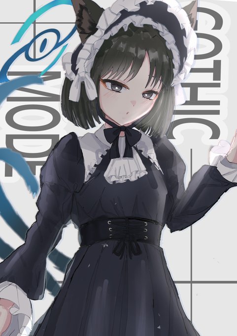 #ブルアカ #BlueArchive キキョウ(ゴシック)描いたよ 