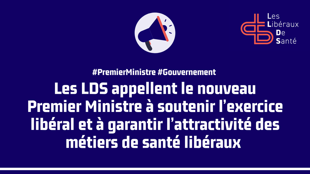 Les Libéraux de santé (@liberauxdesante) on Twitter photo 🚨 #PremierMinistre : les LDS appellent au soutien de l’exercice libéral et à l’attractivité des métiers de santé
➡ swll.to/kra7gjj
<a href="/lescdf/">Les Chirurgiens-Dentistes de France</a> <a href="/CSMF_officiel/">CSMF_officiel</a> <a href="/_FFMKR/">FFMKR</a> <a href="/FNIofficiel/">Fédération Nationale des Infirmiers</a> <a href="/orthophonistes/">FNO</a> <a href="/podologues/">FNP</a> <a href="/fspfsyndicat/">FSPF</a> <a href="/syndicat_audio/">Syndicat des audioprothésistes (SDA)</a> <a href="/SyndicatDBio/">Syndicat des biologistes - SDBio</a> <a href="/OrthoptisteSNAO/">Syndicat National Autonome des Orthoptistes</a> 🚨 #PremierMinistre : les LDS appellent au soutien de l’exercice libéral et à l’attractivité des métiers de santé
➡ swll.to/kra7gjj
<a href="/lescdf/">Les Chirurgiens-Dentistes de France</a> <a href="/CSMF_officiel/">CSMF_officiel</a> <a href="/_FFMKR/">FFMKR</a> <a href="/FNIofficiel/">Fédération Nationale des Infirmiers</a> <a href="/orthophonistes/">FNO</a> <a href="/podologues/">FNP</a> <a href="/fspfsyndicat/">FSPF</a> <a href="/syndicat_audio/">Syndicat des audioprothésistes (SDA)</a> <a href="/SyndicatDBio/">Syndicat des biologistes - SDBio</a> <a href="/OrthoptisteSNAO/">Syndicat National Autonome des Orthoptistes</a>