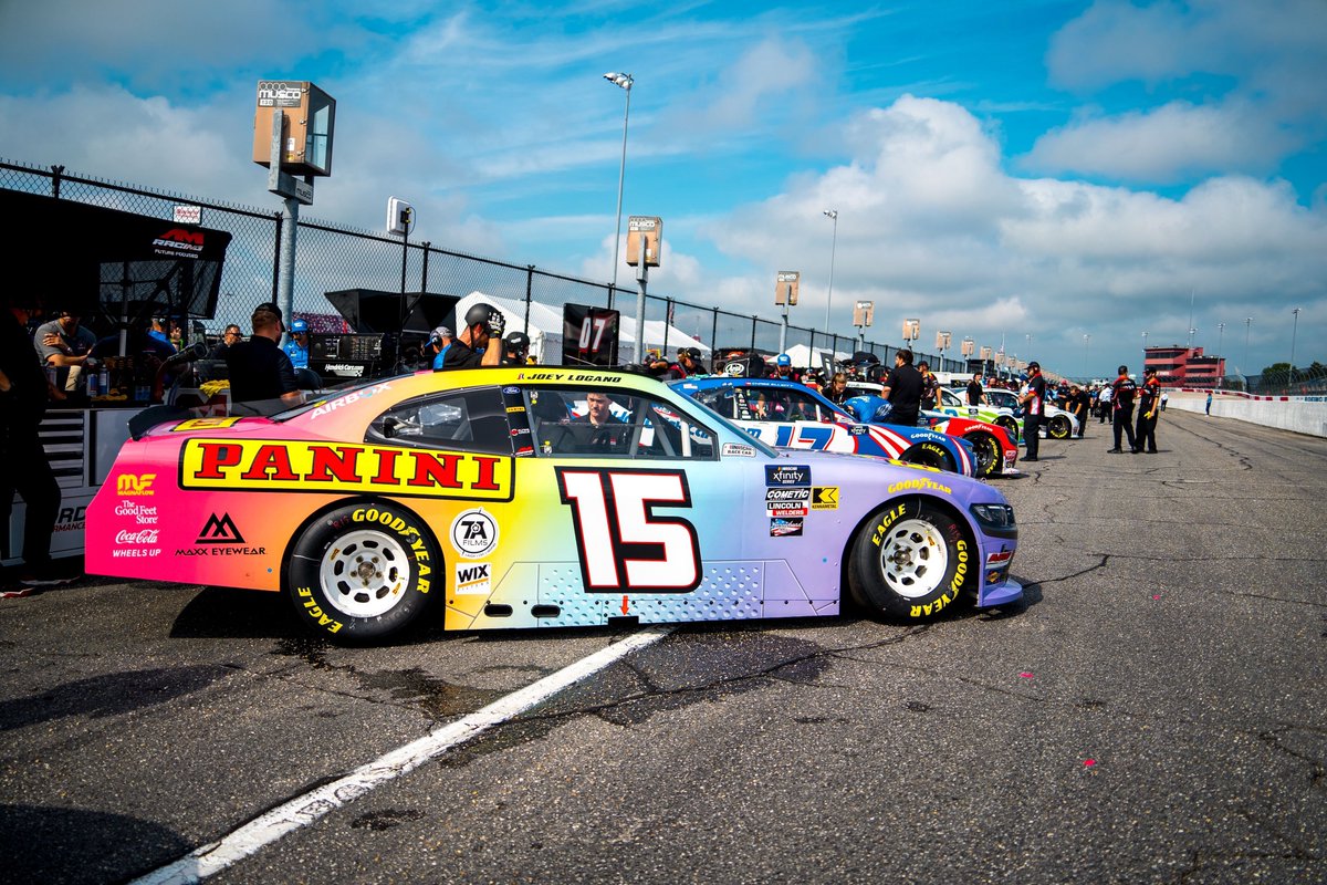 TAFilms's tweet image. From the studio to the track! TA Films hit the high speeds at Darlington, proudly displayed on the @joeylogano No. 15 car. Grateful to be part of the NASCAR adrenaline! 🏎️ 🏁