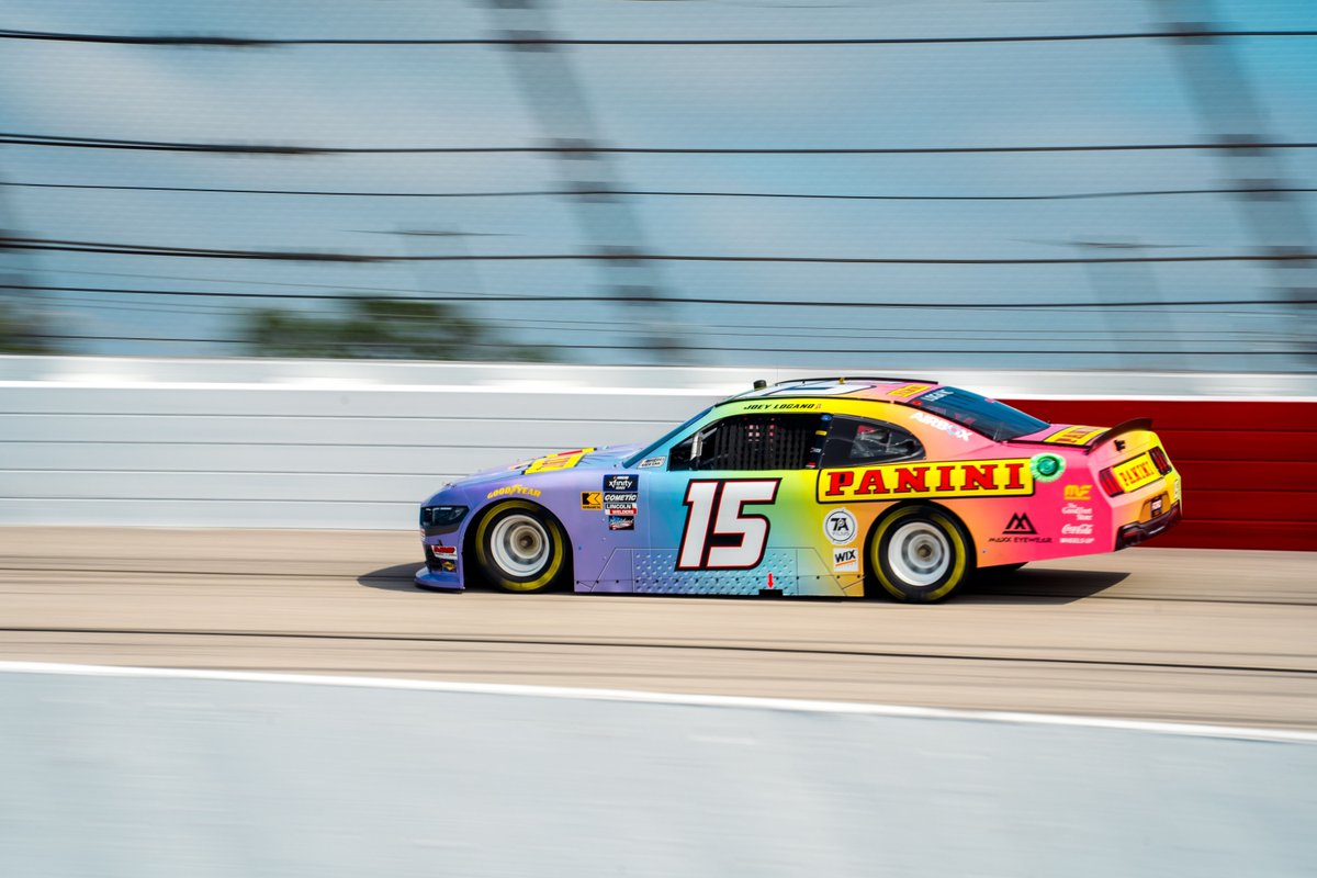 TAFilms's tweet image. From the studio to the track! TA Films hit the high speeds at Darlington, proudly displayed on the @joeylogano No. 15 car. Grateful to be part of the NASCAR adrenaline! 🏎️ 🏁