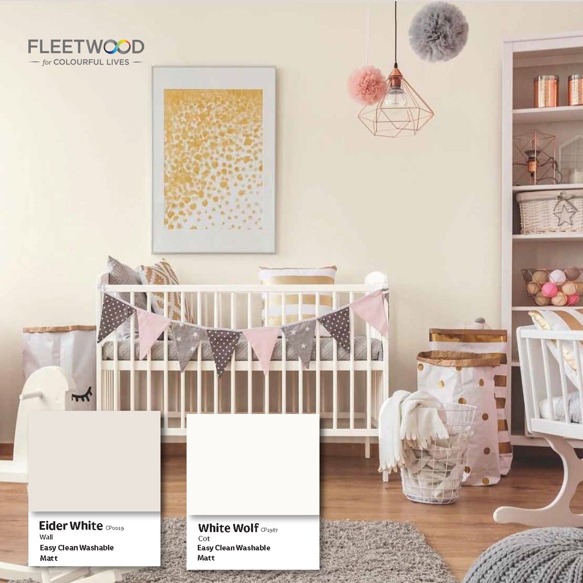 Blanket yourself and your little one in comfort with our selected colour schemes for nurseries and kids rooms with our Kids Colours cards. 🕊️ Order yours now on our site at the link in bio 🎨  #fleetwoodpaints #fleetwoodathome #nurseryinspo