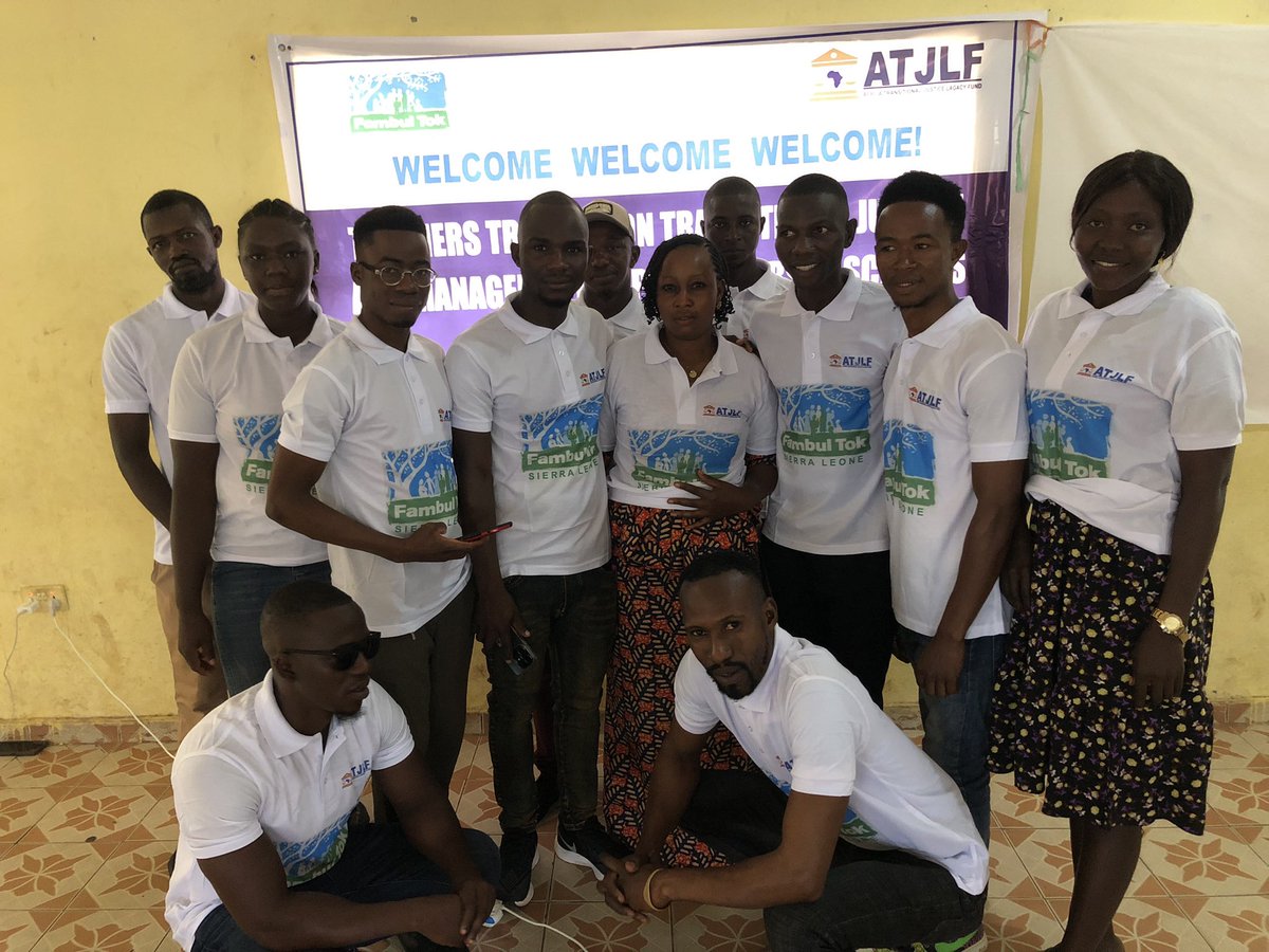 Teacher coordinators from 10 schools in 
#KoinaduguDist have just finished training program at the Youth council hall In Kabala. It was intended to capacitate them on strengthening alternative dispute resolution mechanisms through school peace clubs
