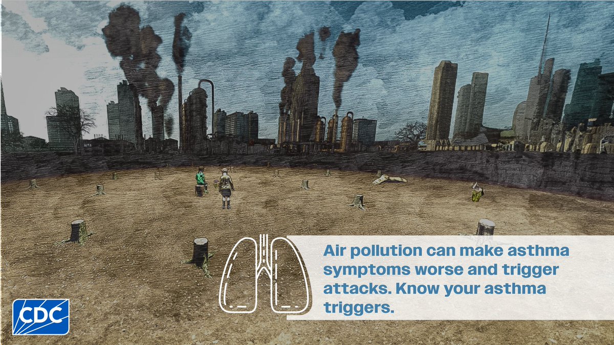 Learn how air quality affects people living with asthma. Plan your activities for when air pollution levels will be low. #AsthmaAwarenessMonth bit.ly/2IAIEbL