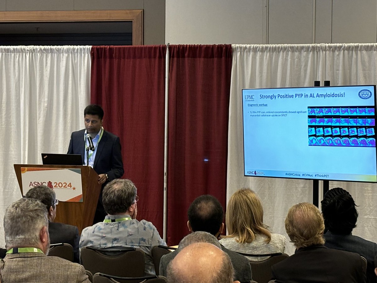 gmvasilakis's tweet image. Shout out to our  @PittCardiology #Amyloidosis Fellow @Abd_azhar for presenting a case of strongly positive #PYP in AL Amyloidosis 🫀⚡️@premsoman123 #ASNC2024 #ThinkPET #CVNuc