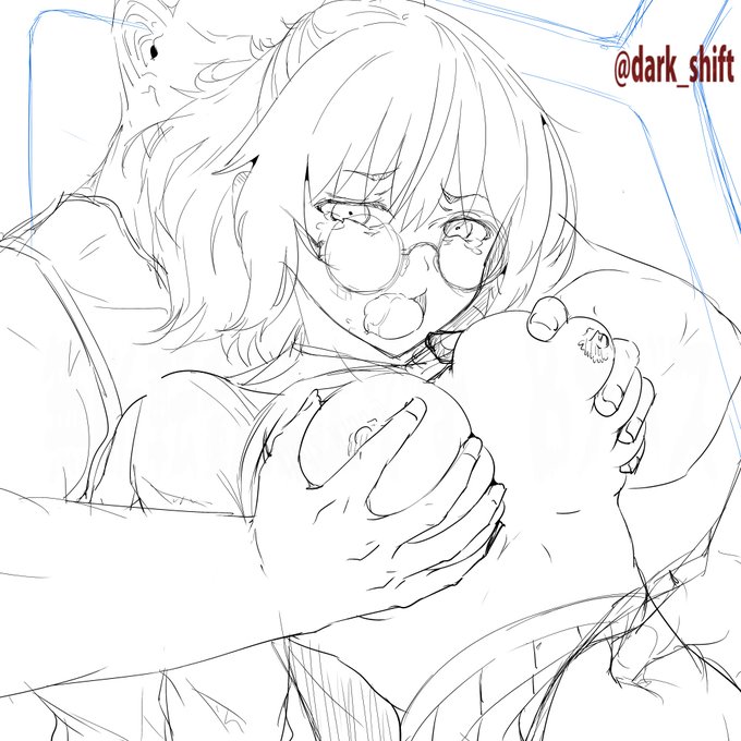 ⑱次絵 メガネさん act06 ラフ 