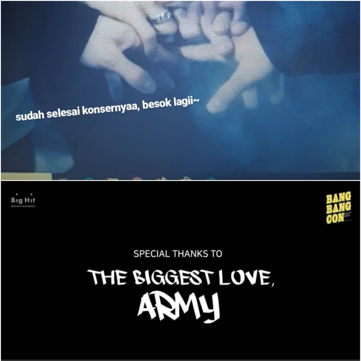 matchamomile's tweet photo. an army who never         is a happy engene
got a chance                     who got a chance 
to see bts                           to see enhypen https://t.co/QNxPFYHaq0