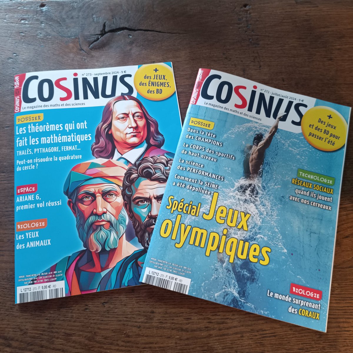 Bien rentrée à Paris, j'ai trouvé dans la boîte aux lettres mes derniers articles 🤓😎 #journalismescientifique <a href="/EditionsFaton/">Éditions Faton</a> <a href="/HirneTom/">Tom Gérard-Hirne</a>