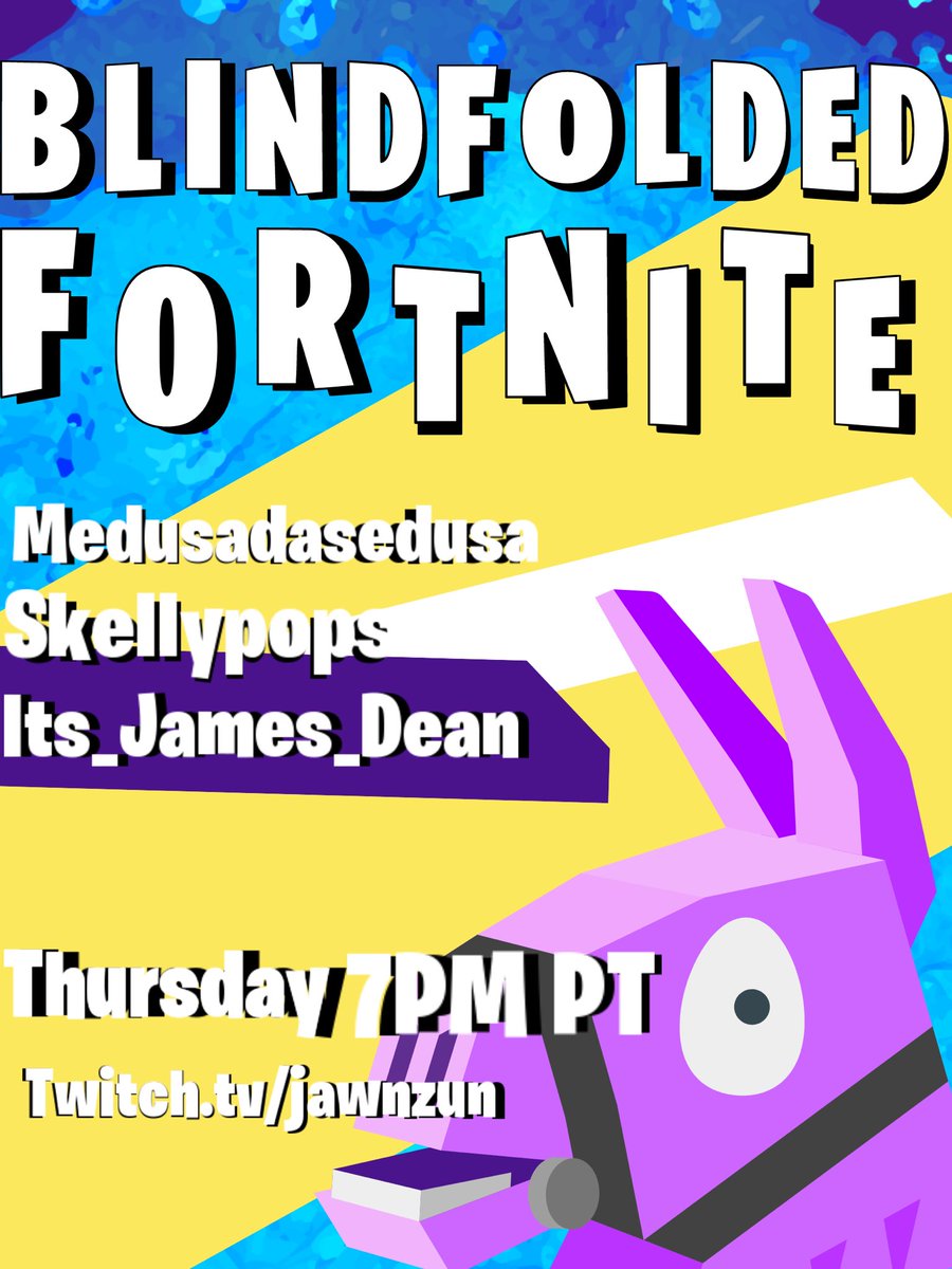 It’s #dropinsweek on <a href="/Twitch/">Twitch</a> so we’re gonna have some fun with some homies dropping in to compete on Blindfolded Fortnite tonight! Who will rise to the top? Let’s find out!