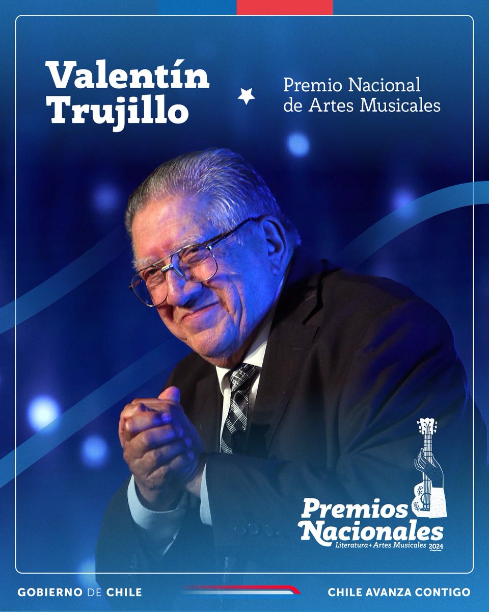 culturas_cl's tweet image. ¡Valentín Trujillo es el nuevo Premio Nacional de Artes Musicales! 👏

Un lujo de artista, que ha llevado el piano a las casas de Chile, a sus niñas y niños, y ha influenciado a incontables artistas de nuestro país.
#PremioNacionalMúsica