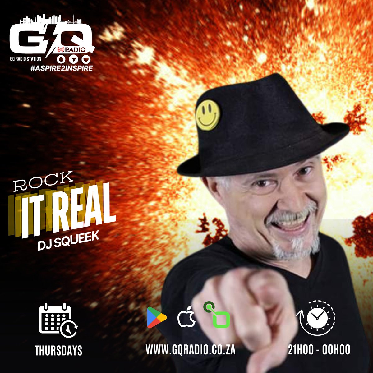 We have another amazing Rock It Real show on GQ Radio tonight from 9pm SAST! Saterdag Vanaand is my Fresh Produce feature  today. I'm chatting to Half Price about their gig in Slovenia. We'll also be playing some more South African music! <a href="/halfpriceband/">Half Price (band)</a> @rock <a href="/pop/">pop</a> 🎹🎧🎸🎤🥁