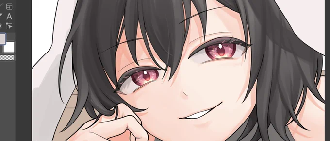 skeb作業中です 