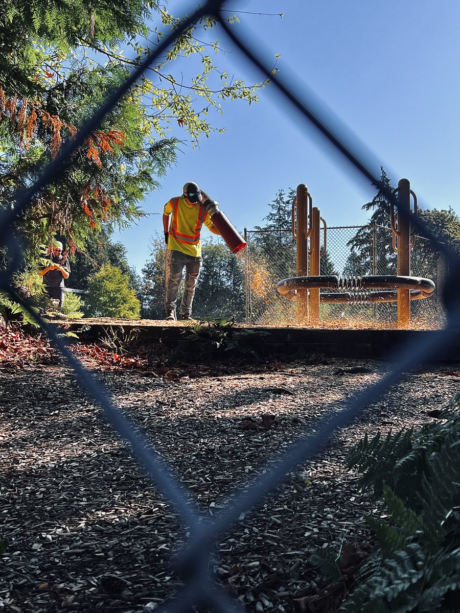 denbowltd's tweet photo. Caught a behind-the-scenes shot of our team hard at work, blowing fresh #PlayChips into place at this local playground! #DenbowInAction #PlaygroundUpdate #NatureInspired #Landscaping #SafetyFirst #CommunityProjects #TeamAtWork #BehindTheScenes https://t.co/A8pOOpfIoF