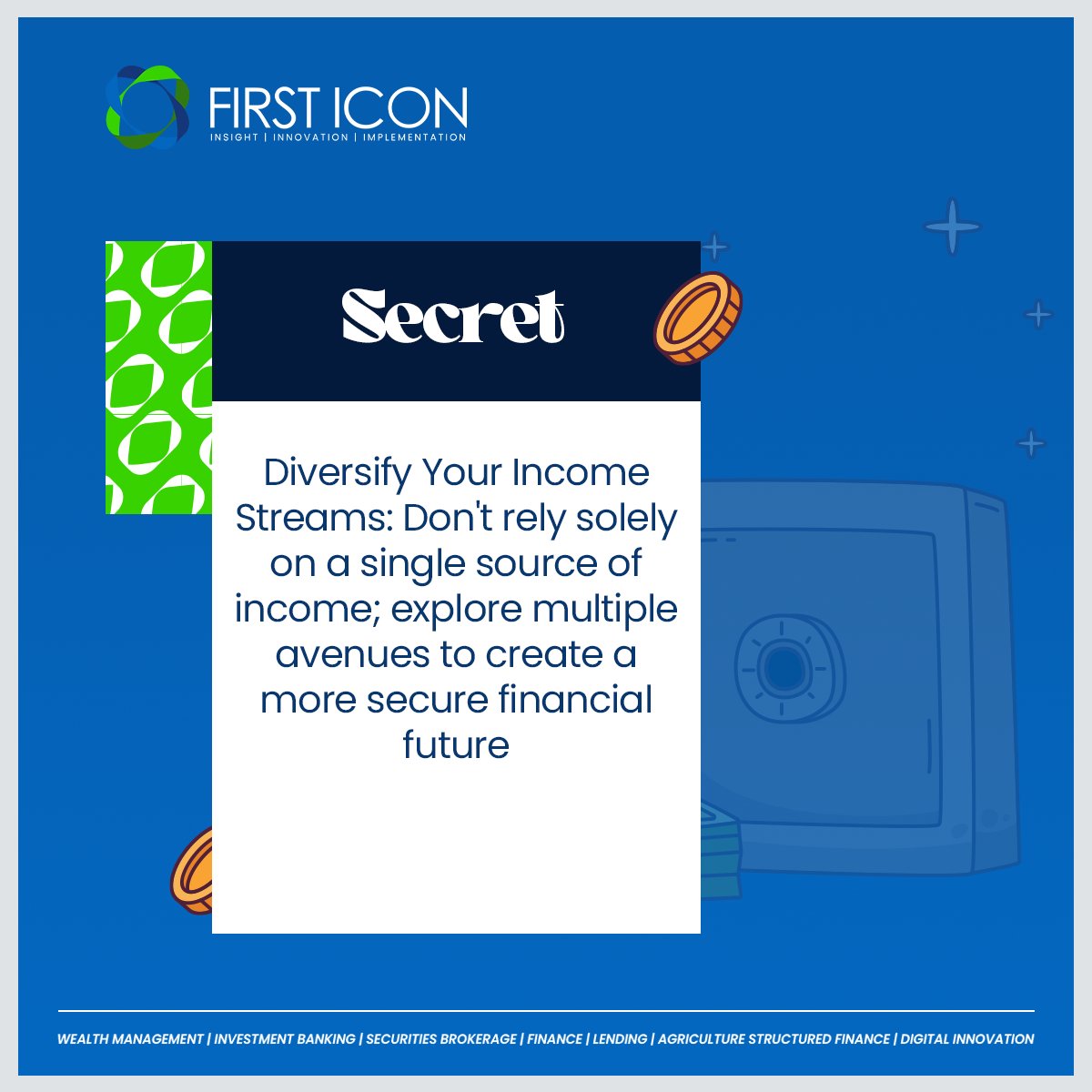 firsticon_Group's tweet photo. Have you considered the 4 secrets about money that the rich know?

To know more about your money, Icontalk to our customer experience officer:
📞 Call: +234 (0) 809 347 7802 |
📧 Email: info@firsticon.com | 

#FirstIconGroup #InvestWithFirstIcon #YourWealthPartner #IconTribe https://t.co/i3wic0ZVyl