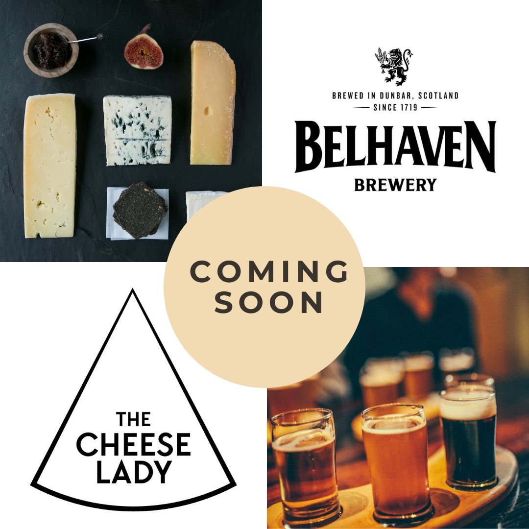 Coming soon!🍻🧀 Join us for a Beer &amp; Cheese Tasting at Monks Retreat, Belhaven Brewery! The Cheese Lady &amp; Belhaven are bringing you the best beer &amp; cheese pairings.
🗓️ Sat 26th Oct | 18:00 - 19:30
Tag a friend who’d love this! Tickets on sale soon!