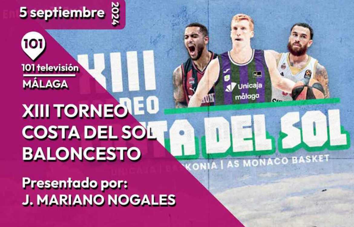 📺🏀 XIII Torneo Costa del Sol
@unicajacb 🆚 <a href="/ASMonaco_Basket/">AS Monaco Basket 🇲🇨</a>
📅 Jueves 5 de septiembre
🕗20:00h
📍 Pabellón El Limón de <a href="/AlhaurinDeporte/">Alhaurín es Deporte</a>
🗣️🎤 J. Mariano Nogales

🔗 101tv.es/unicajabalonce…

#Deportes101 #UnicajaBaloncesto #XIIITorneoCostadelSol