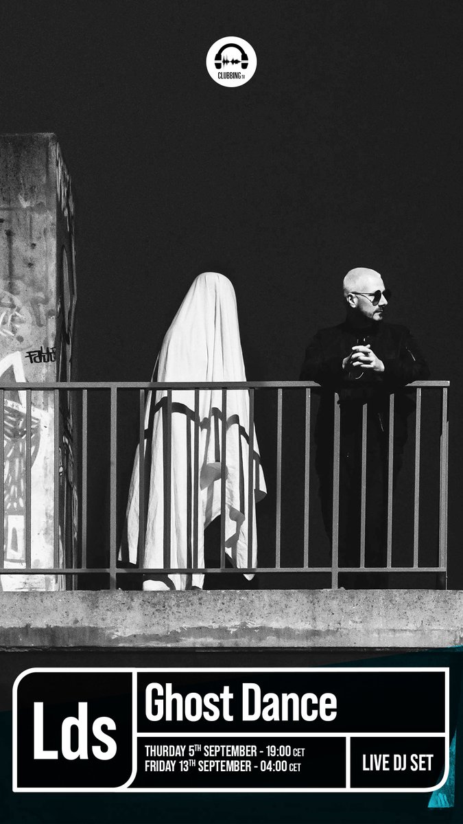 Join me tonight  Thursday , September 5th at 7pm CET and September 13th at 4pm CET for a Live set on <a href="/ClubbingTV/">ClubbingTV</a> .

Watch here 📷 clubbing.live