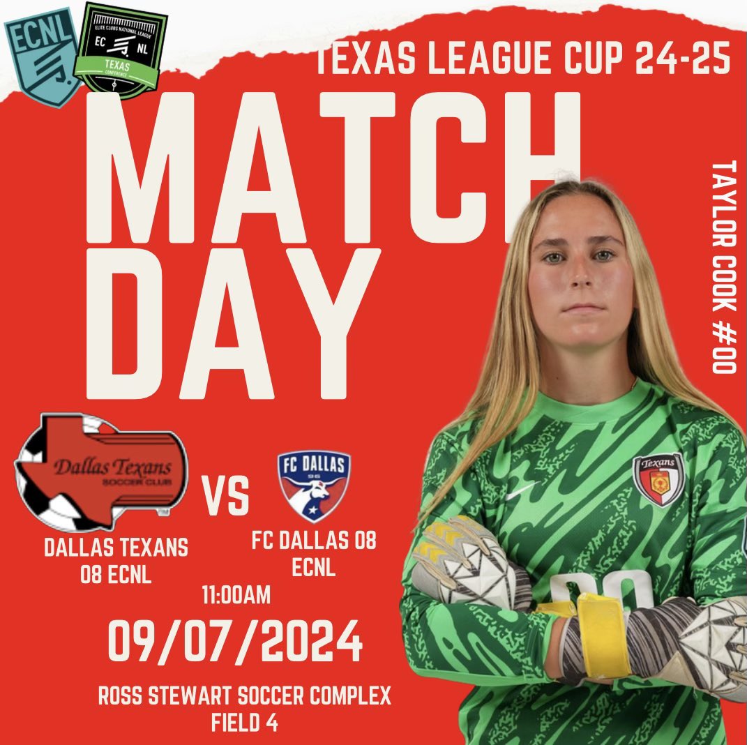 We are excited for our 1st Texas Conference Cup game!! 
<a href="/PrepSoccer/">Prep Soccer ⚽️</a> <a href="/PrepSoccerTX/">Prep Soccer Texas</a> <a href="/ImYouthSoccer/">ECNL/GA/Recruiting/College Soccer</a> <a href="/TopDrawerSoccer/">TopDrawerSoccer</a>