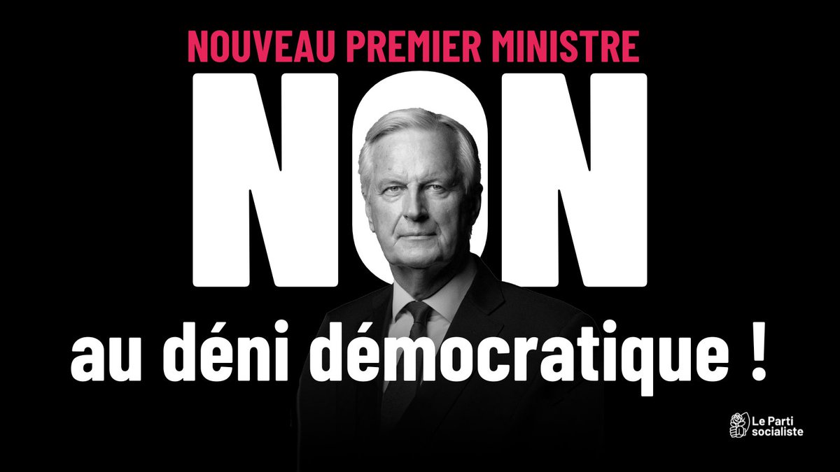 Scandaleux! Macron avait le devoir de respecter le vote des Français en nommant un premier ministre #NFP et pouvoir changer de politique !
Ce soir, les masques tombent ! #LePen-#Bardella et le #RN sont les complices de la poursuite de la politique de #Macron ! Largement rejetée!