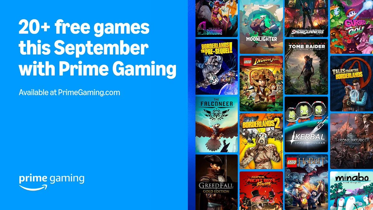 Más de 25 juegos gratis para los suscriptores de #PrimeGaming 

Se podrán canjear durante todo el mes de septiembre.
