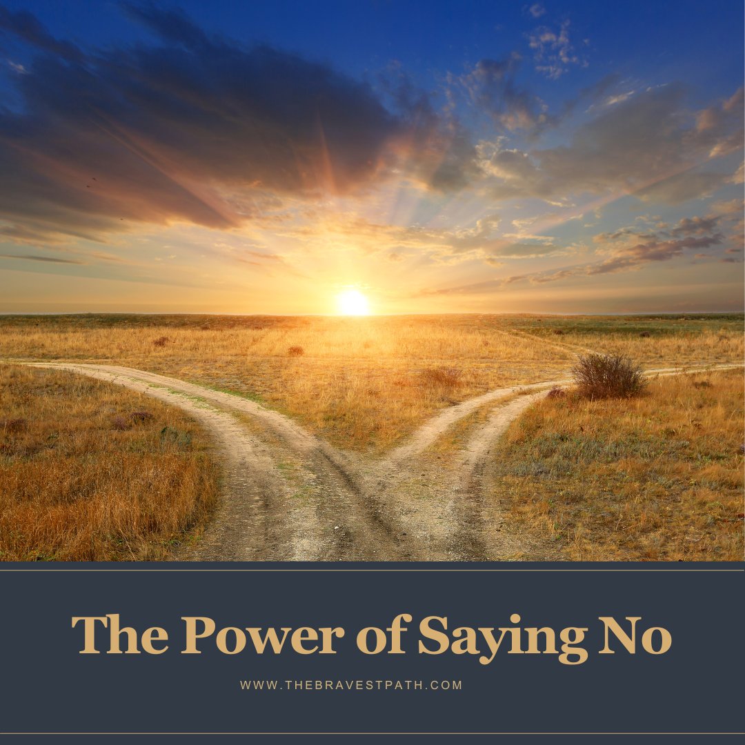 ✨ The Power of Saying No ✨

Saying "yes" too often leads to stress and burnout. Prioritise yourself by setting clear boundaries and honouring your needs. Saying "no" is an act of self-respect!

👉 Learn more at thebravestpath.com

#TeamCNO #SayingNo #Courage