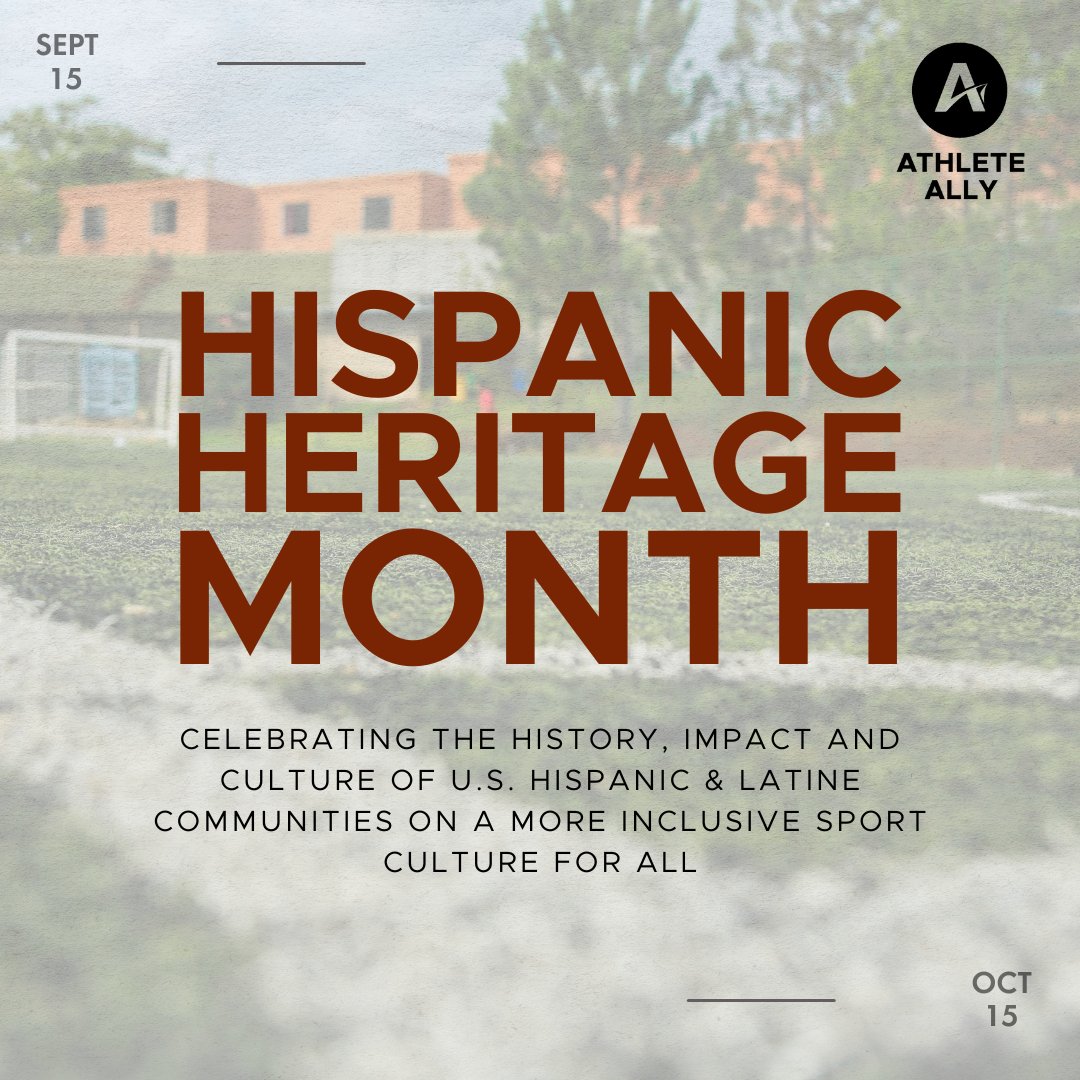 Today begins #HispanicHeritageMonth, a national celebration of the history, culture &amp; impact of Hispanic &amp; Latine Americans. Throughout this next month and beyond, we honor the countless contributions to the sporting world made by Hispanic &amp; Latine athletes, coaches and fans.