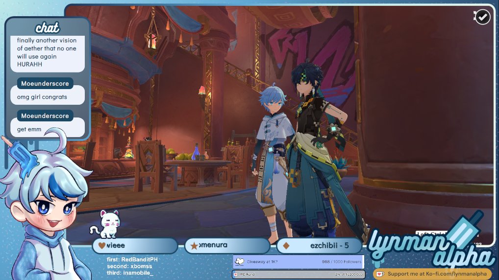 LynmanAlpha's tweet photo. #StreamEnded and we finish the first two Natlan Archon Quest!!
Thank you so much to everyone who join the stream! Special thanks to @SimpleCrayon_ and @spiralxpress for the raid!
See you next stream, Popsies!! https://t.co/g07KEEVJoX