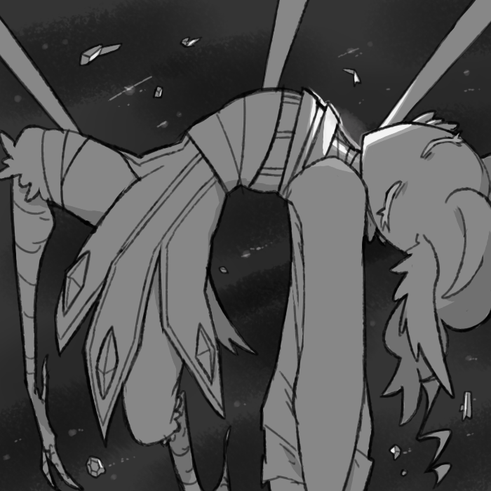 I became kinda obsessed with doing art in black/white and monochrome at some point but I don't regret it 