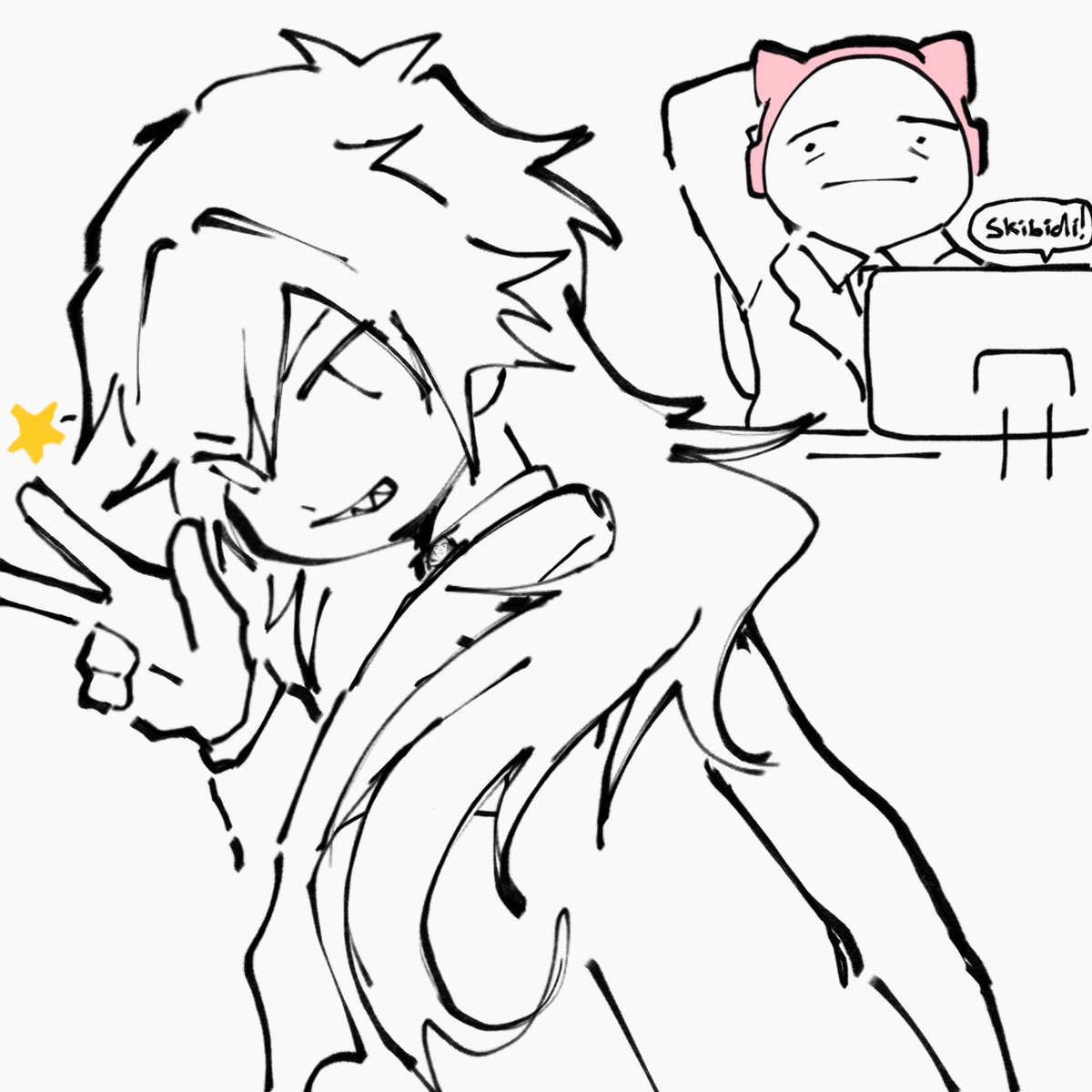reigyamero's tweet photo. Whats a cats favorite dessert?? a MICE CREAM CONE. *SLAPS MY KNEE* #CelixART https://t.co/wcatAshjI2
