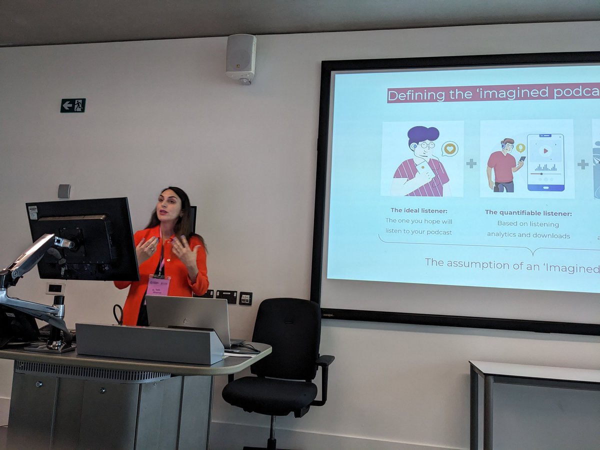 Radio&AudioStudiesNetwork (@radiostudies) on Twitter photo The brilliant <a href="/TzlilSharon/">Tzlil Sharon</a> presenting at our #radioaudiostudies panel <a href="/MeCCSA2024/">MeCCSA Annual Conference 2024</a> Discussing the parasocial interaction with unseen audiences on hyper-niche topics. The brilliant <a href="/TzlilSharon/">Tzlil Sharon</a> presenting at our #radioaudiostudies panel <a href="/MeCCSA2024/">MeCCSA Annual Conference 2024</a> Discussing the parasocial interaction with unseen audiences on hyper-niche topics.