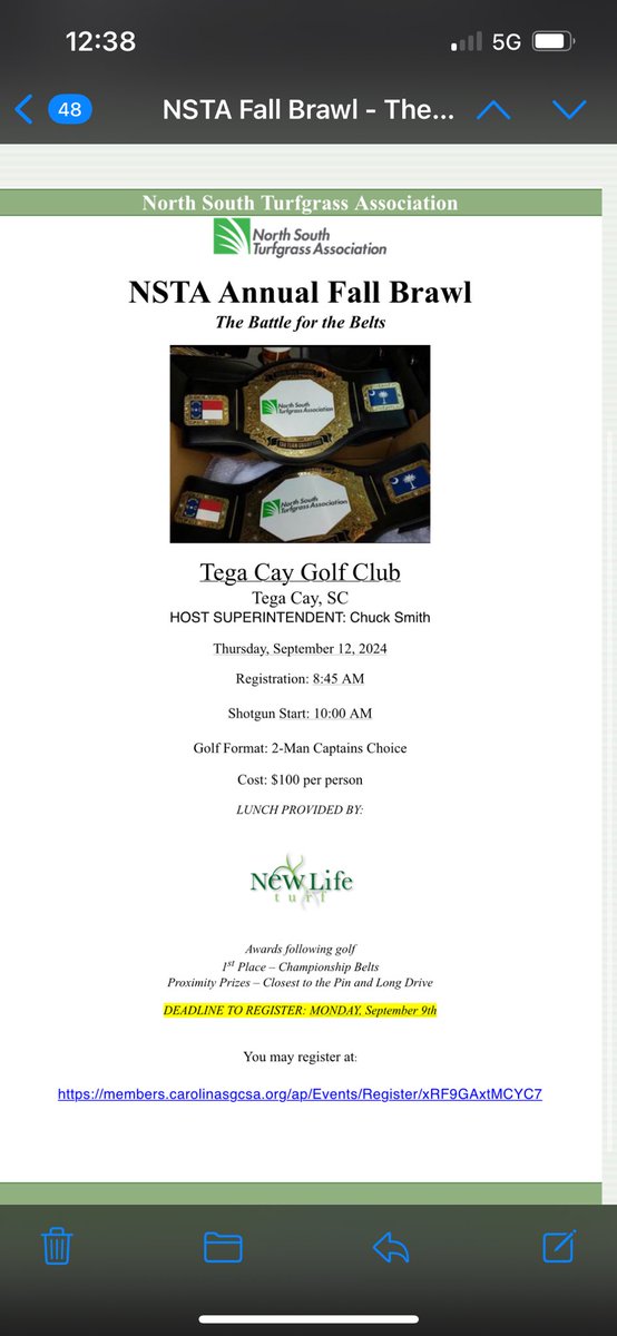 Who will win the belts? Looking forward to seeing everyone at Tega Cay!