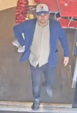 MeridianTwpPD's tweet photo. The Meridian Township Police Department is requesting assistance with identifying this subject. He is wanted for questioning in a credit card fraud investigation. Anyone able to identify the subject is asked to contact Officer Burroughs at 517.853.4800 (reference case 24-2995. https://t.co/Rp88NoOiAz