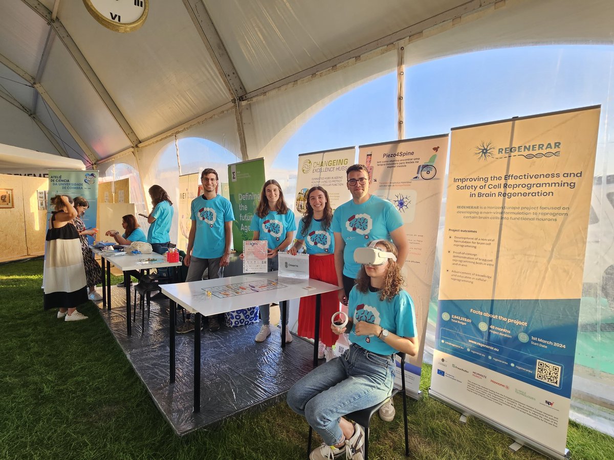 REGENERAR EU Project (@regenerareu) on Twitter photo 🔬🌱 Last week, REGENERAR participated in Expofacic at the Parque Expo-Desportivo de São Mateus in Cantanhede, engaging with over 20 visitors at the “Atelier de Ciência" (science atelier) from <a href="/UnivdeCoimbra/">Universidade de Coimbra</a>. It was a great opportunity to engage in the world of science. 🔬🌱 Last week, REGENERAR participated in Expofacic at the Parque Expo-Desportivo de São Mateus in Cantanhede, engaging with over 20 visitors at the “Atelier de Ciência" (science atelier) from <a href="/UnivdeCoimbra/">Universidade de Coimbra</a>. It was a great opportunity to engage in the world of science.