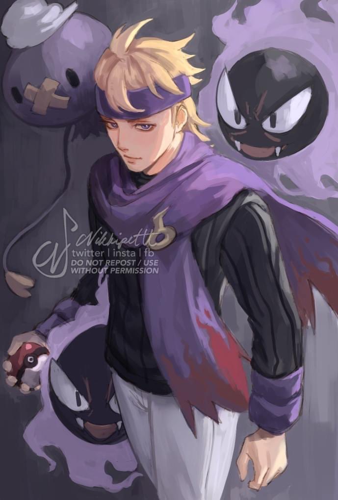 nikkipettt's tweet image. Cute dudes in purple 💜

#Pokémon #Morty #StevenStone