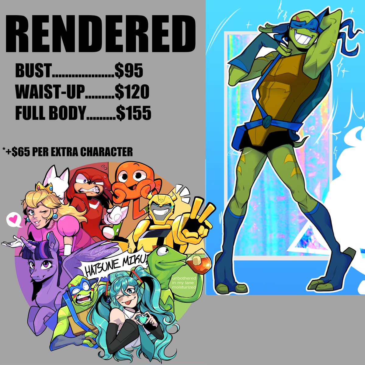 C0MMISSI0NS ARE OPEN‼️ google form in the thread for anyone who's interested! 